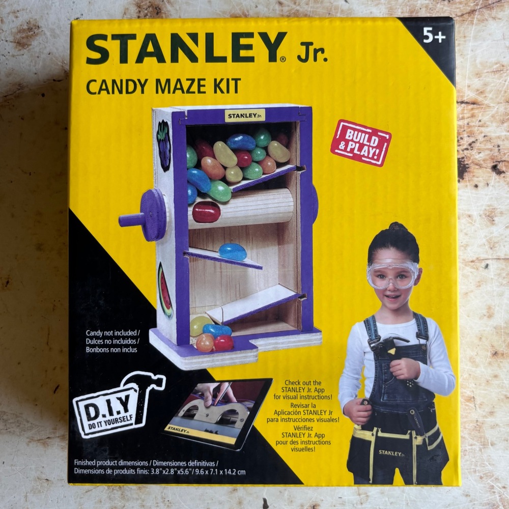 2 Stanley‎ Jr. Candy Maze Kit Build & Play Toy STEM Educational Activity DIY NIB - Picture 3 of 6